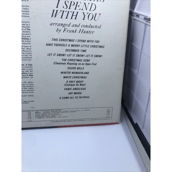 ROBERT GOULET THIS CHRISTMAS I SPEND WITH YOU 1963. Record - Picture 8 of 10